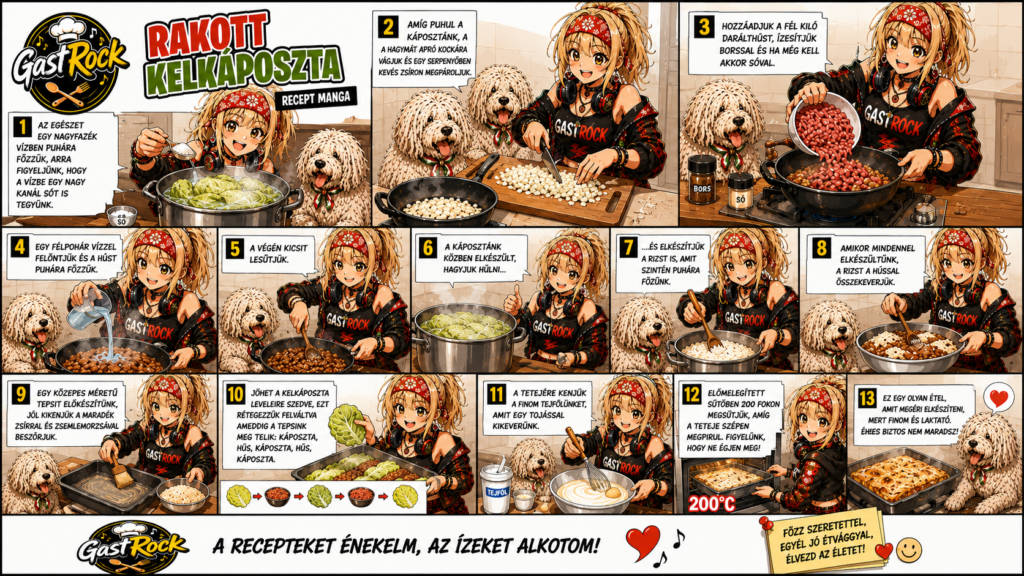 Rakott Kelkáposzta Rock | Hagyományos Magyar Recept Dallal | GastRock – Rece &hellip;