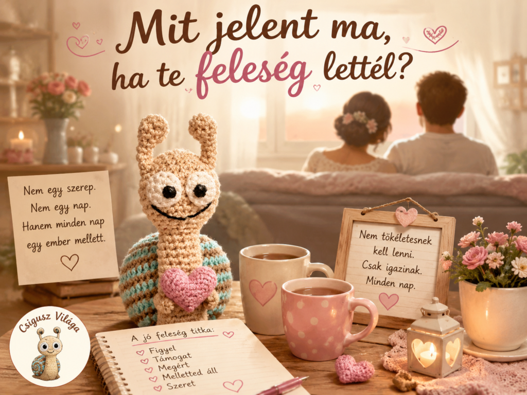 Mit jelent ma, ha te feleség lettél?