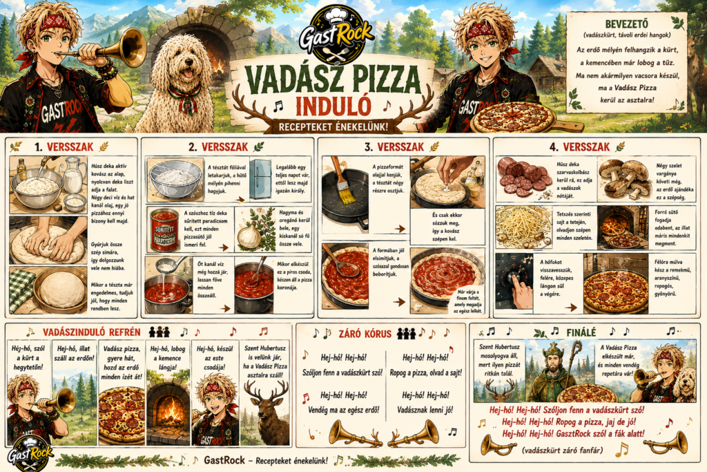 Vadász Pizza – A kemence erdei kedvence