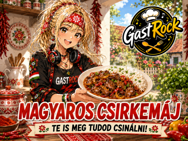 Magyaros csirkemáj – gyors, szaftos és ellenállhatatlan