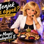 varázslatos éttermi hangulata különleges hamburgerekkel, gőzölgő itallal és egy titokzatos varázskalappal.